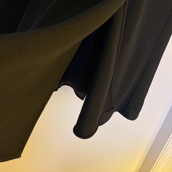 Jones New York “Little Midi Black Dress” with Cowl Neckline and V-Waist. - Picture 4 of 8